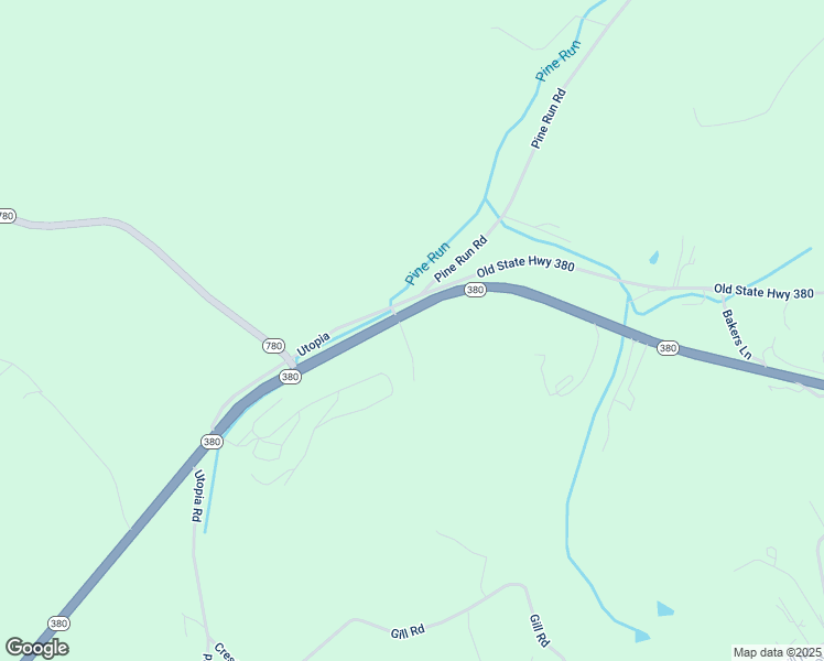map of restaurants, bars, coffee shops, grocery stores, and more near 1226 Pennsylvania 380 in Apollo
