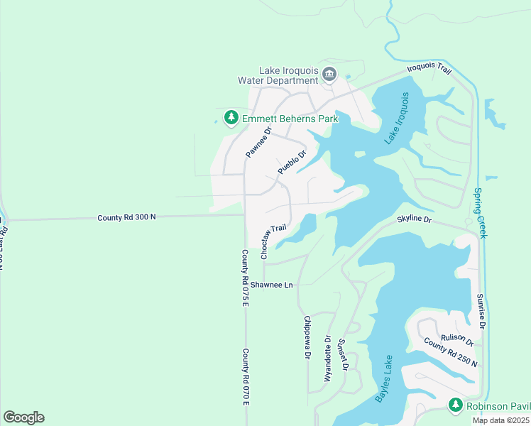 map of restaurants, bars, coffee shops, grocery stores, and more near 101 Mohican Lane in Loda