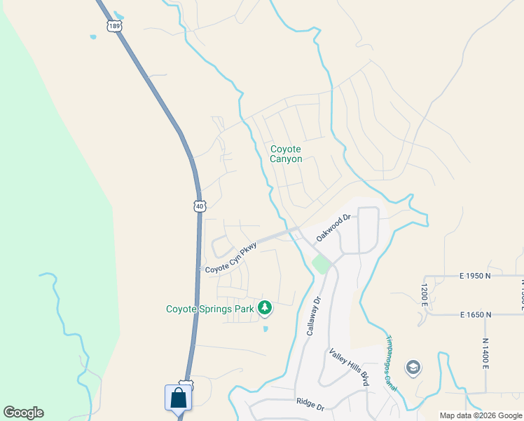 map of restaurants, bars, coffee shops, grocery stores, and more near 354 East Sadie Court in Heber City