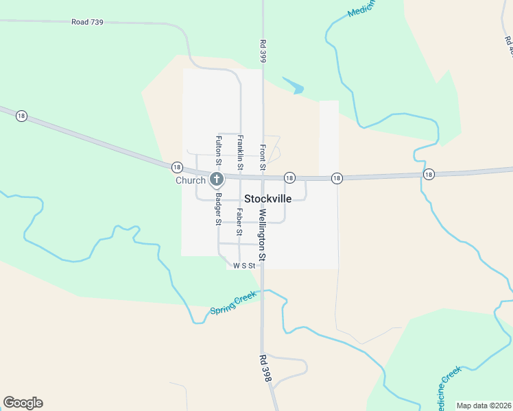 map of restaurants, bars, coffee shops, grocery stores, and more near 106 Faber Street in Stockville