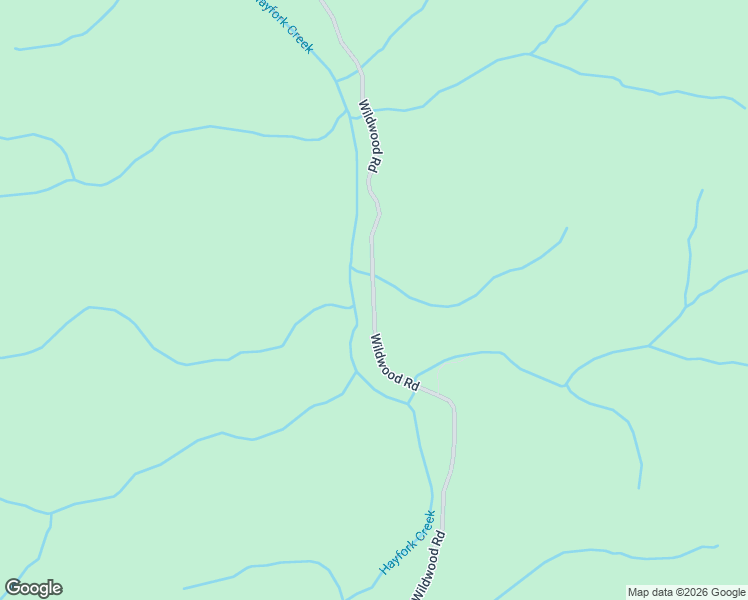 map of restaurants, bars, coffee shops, grocery stores, and more near Wildwood Road in Hayfork