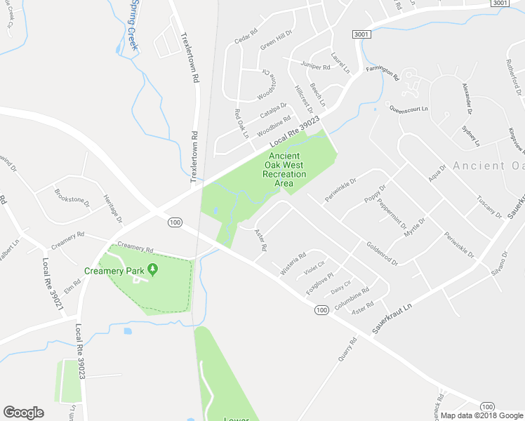 map of restaurants, bars, coffee shops, grocery stores, and more near 1875 Aster Road in Macungie