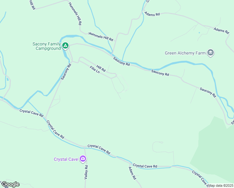 map of restaurants, bars, coffee shops, grocery stores, and more near 300 Hill Road in Kutztown