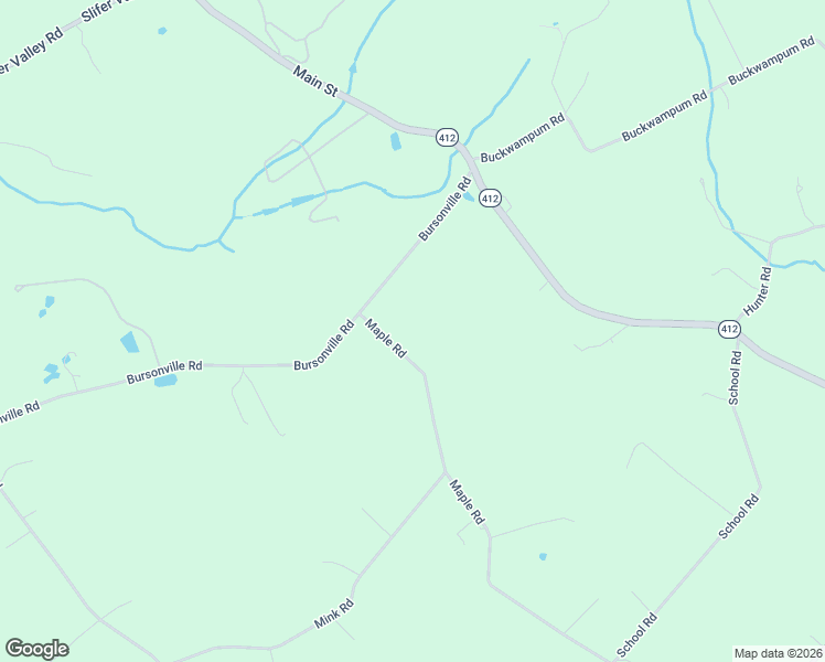 map of restaurants, bars, coffee shops, grocery stores, and more near 3416 Bursonville Road in Riegelsville