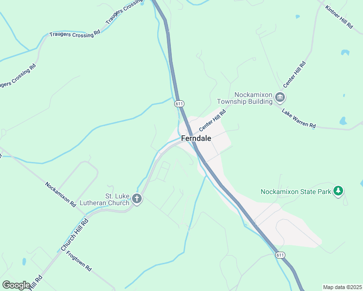 map of restaurants, bars, coffee shops, grocery stores, and more near 538 Church Hill Road in Ferndale