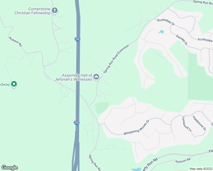 map of restaurants, bars, coffee shops, grocery stores, and more near 106 Liberty Court in Coraopolis