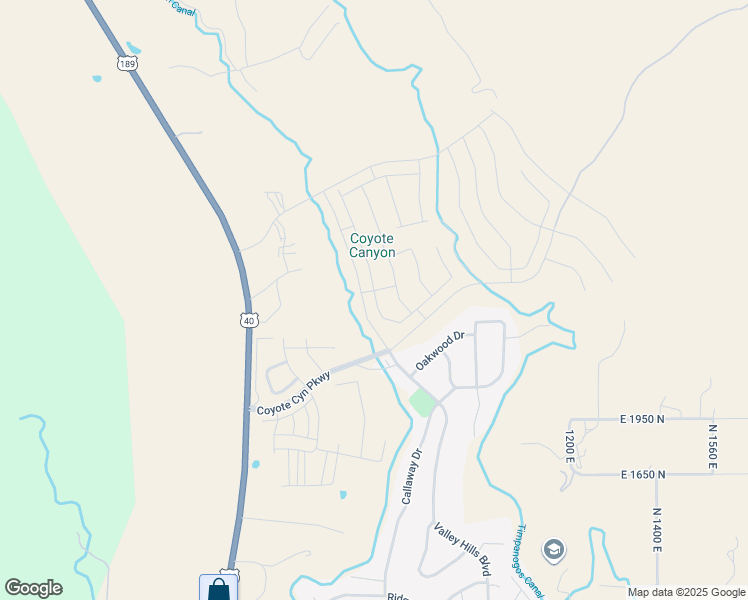 map of restaurants, bars, coffee shops, grocery stores, and more near 2141 Coyote Bend Way in Heber City