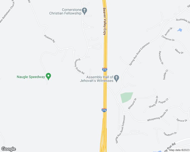 map of restaurants, bars, coffee shops, grocery stores, and more near 66 Economy Grade Road in Coraopolis