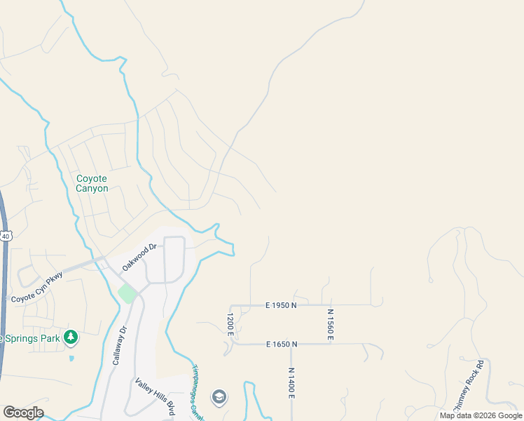 map of restaurants, bars, coffee shops, grocery stores, and more near 1319 East Wildflower Circle in Heber City