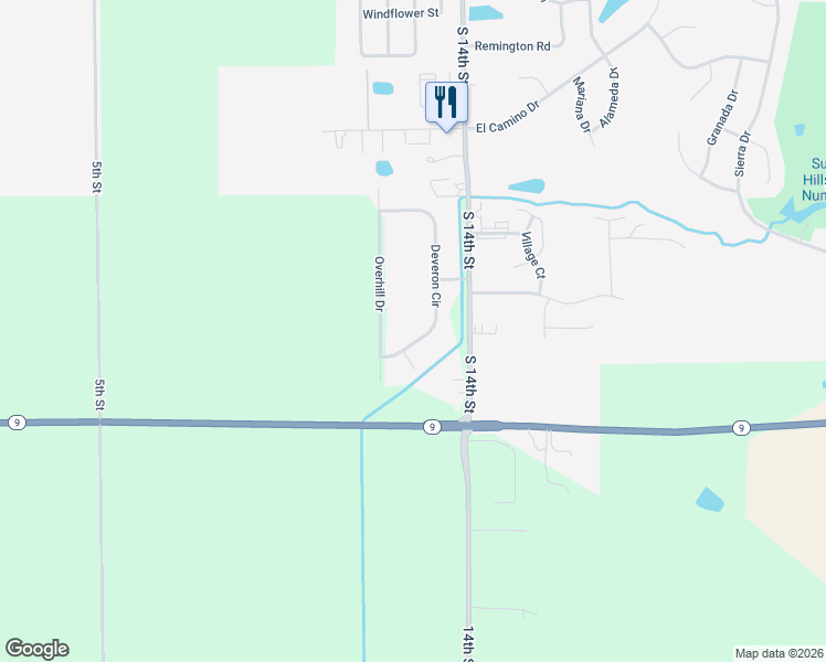 map of restaurants, bars, coffee shops, grocery stores, and more near 2809 Deveron Circle in Pekin