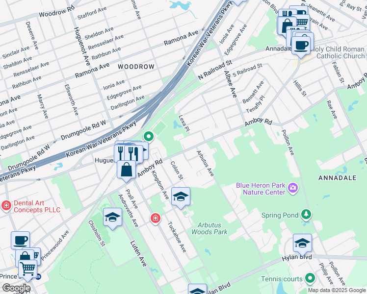 map of restaurants, bars, coffee shops, grocery stores, and more near 142 Collyer Avenue in Staten Island