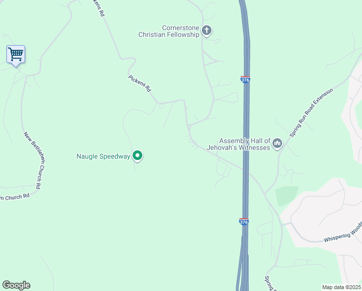 map of restaurants, bars, coffee shops, grocery stores, and more near 109 Economy Grade Road in Coraopolis