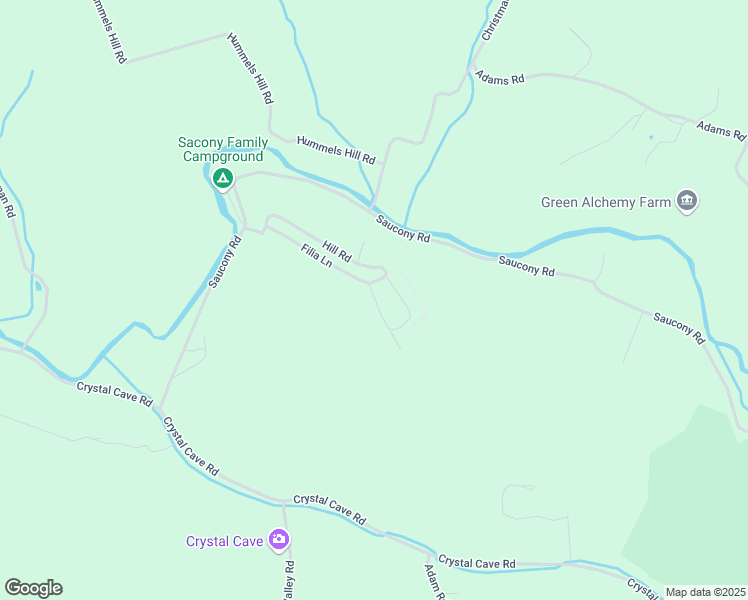 map of restaurants, bars, coffee shops, grocery stores, and more near 300 Hill Road in Kutztown