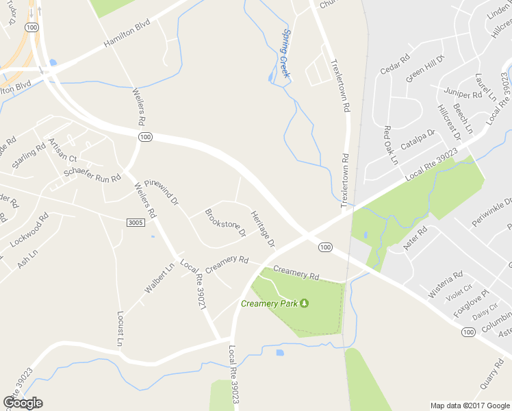 map of restaurants, bars, coffee shops, grocery stores, and more near 8079 Heritage Drive in Alburtis