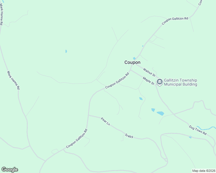 map of restaurants, bars, coffee shops, grocery stores, and more near 2693 Coupon Gallitzin Rd in Cambria