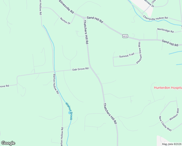 map of restaurants, bars, coffee shops, grocery stores, and more near 197 Thatchers Hill Road in Flemington