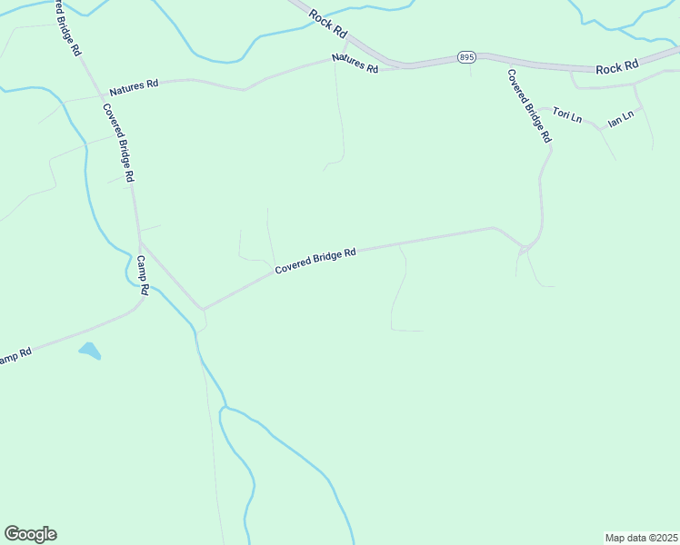 map of restaurants, bars, coffee shops, grocery stores, and more near 236 Covered Bridge Road in Pine Grove
