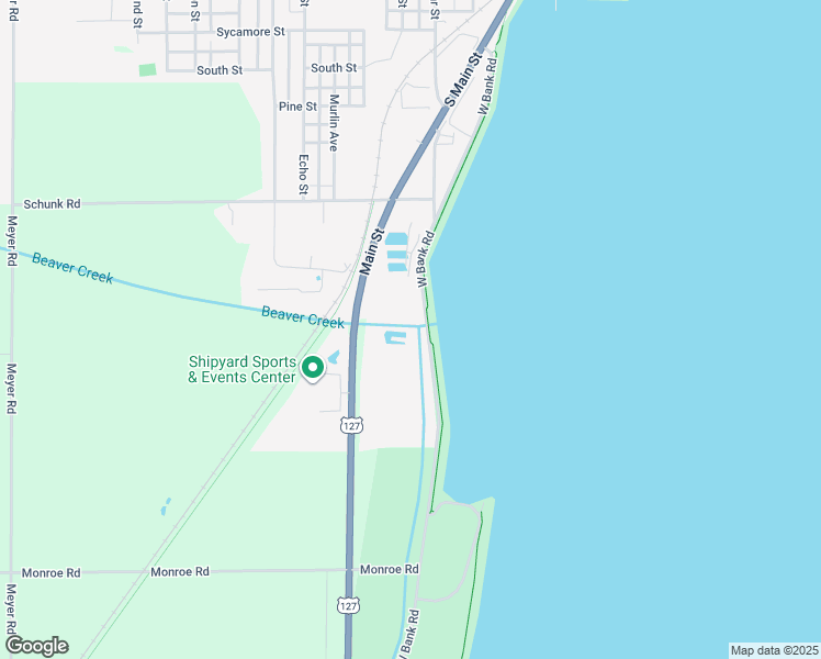 map of restaurants, bars, coffee shops, grocery stores, and more near 1099 West Bank Road in Celina