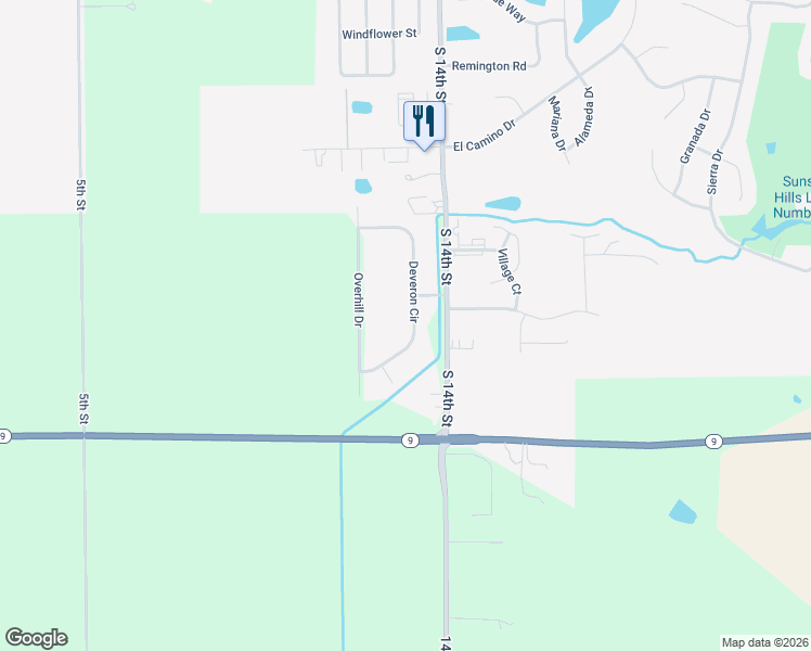 map of restaurants, bars, coffee shops, grocery stores, and more near 2809 Deveron Circle in Pekin