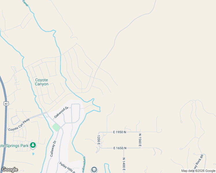 map of restaurants, bars, coffee shops, grocery stores, and more near 1275 East Wildflower Circle in Heber City