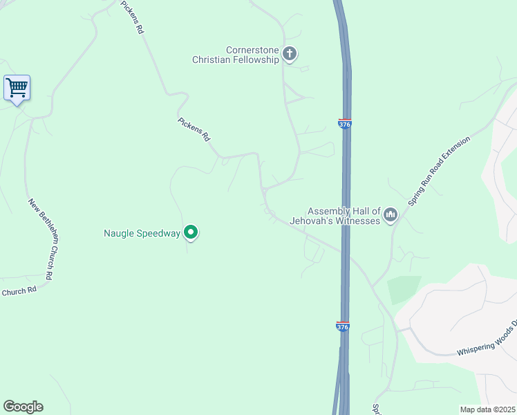 map of restaurants, bars, coffee shops, grocery stores, and more near 109 Economy Grade Road in Coraopolis