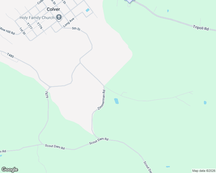 map of restaurants, bars, coffee shops, grocery stores, and more near 344 Fenchak Road in Ebensburg