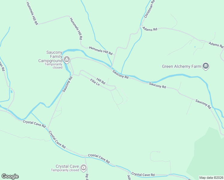 map of restaurants, bars, coffee shops, grocery stores, and more near 300 Hill Road in Kutztown