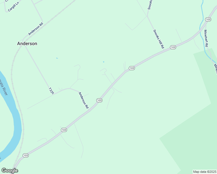 map of restaurants, bars, coffee shops, grocery stores, and more near 3505 Pennsylvania 103 in Lewistown