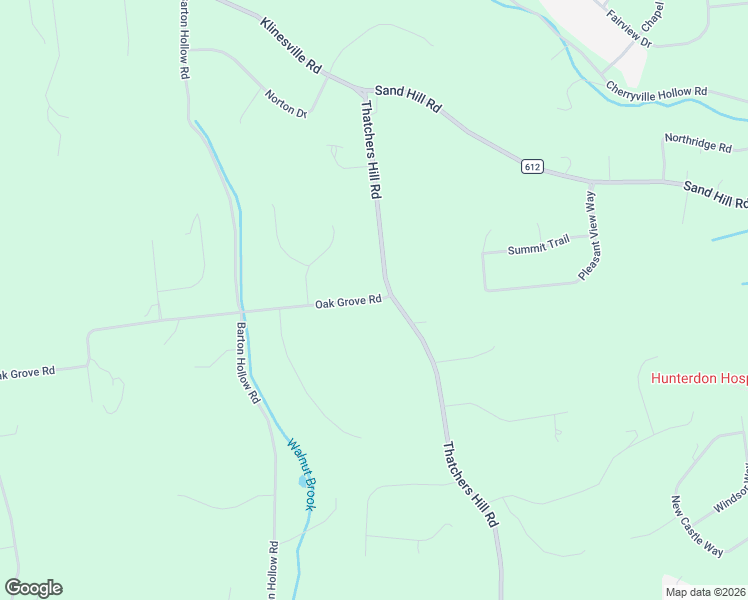 map of restaurants, bars, coffee shops, grocery stores, and more near 197 Thatchers Hill Road in Flemington