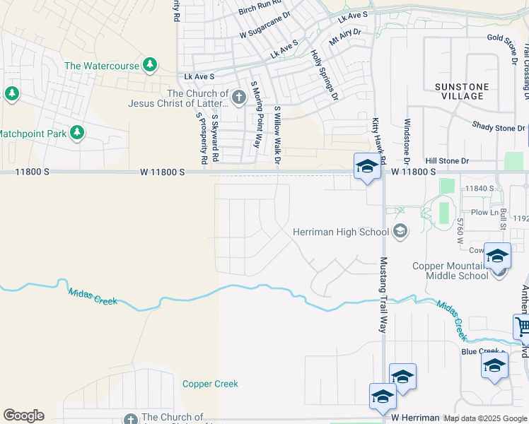 map of restaurants, bars, coffee shops, grocery stores, and more near 11901 South Teton Pass Way in Herriman