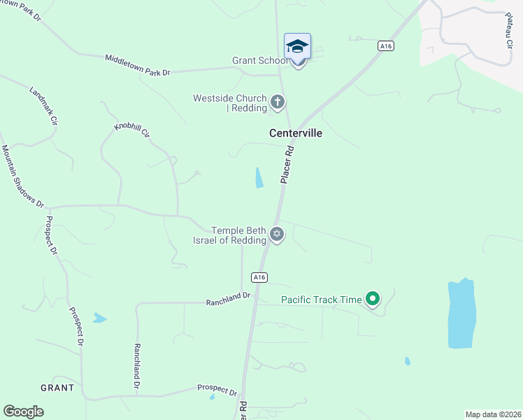 map of restaurants, bars, coffee shops, grocery stores, and more near 8544 Placer Road in Redding