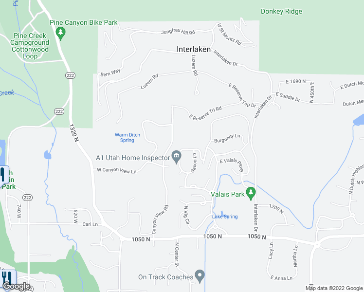 map of restaurants, bars, coffee shops, grocery stores, and more near 84 Leman Drive in Midway