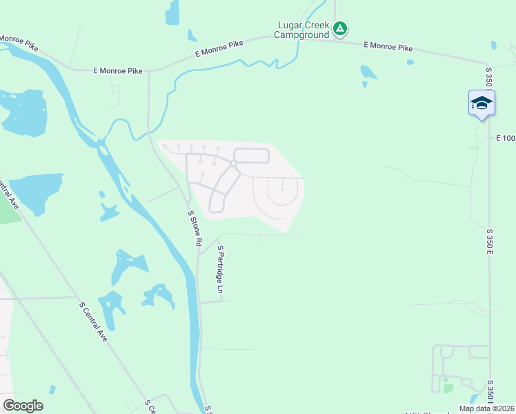 map of restaurants, bars, coffee shops, grocery stores, and more near Canterbury Lane in Marion