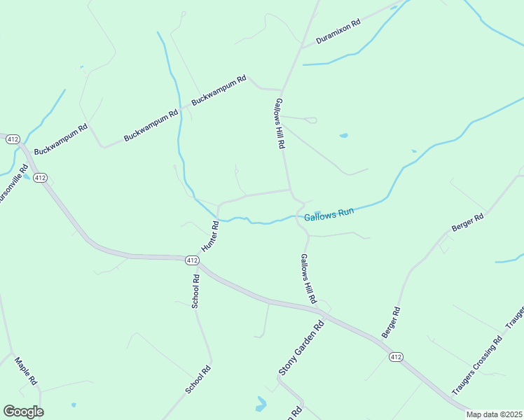 map of restaurants, bars, coffee shops, grocery stores, and more near 3832 Hunter Road in Kintnersville