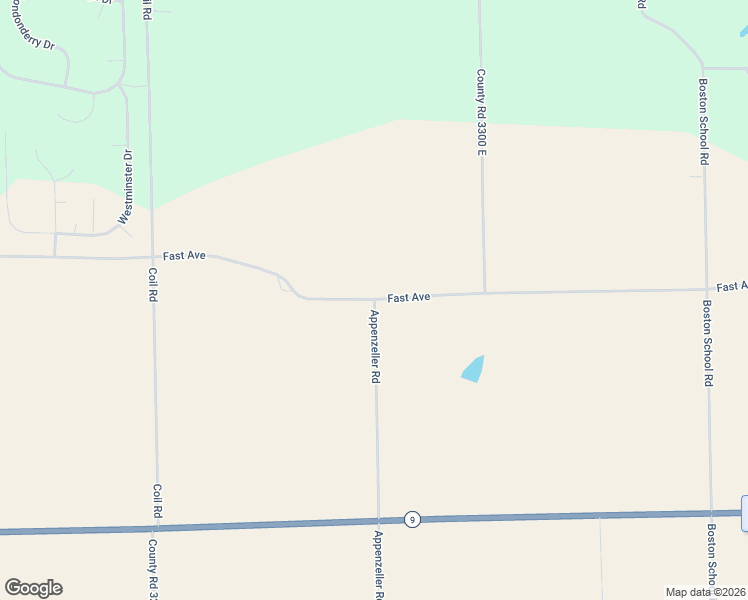 map of restaurants, bars, coffee shops, grocery stores, and more near 32769 County Road 1450 North in Mackinaw