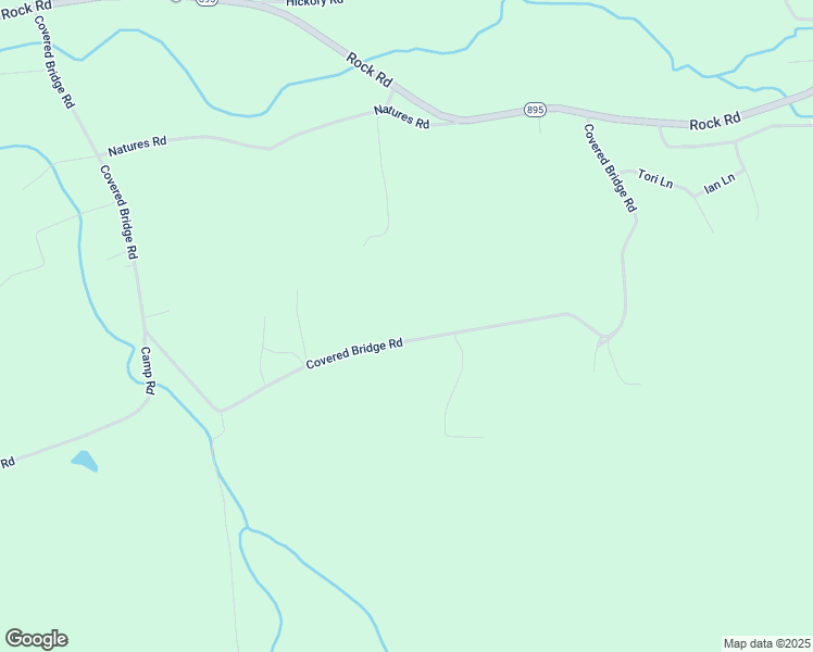 map of restaurants, bars, coffee shops, grocery stores, and more near 257 Covered Bridge Road in Pine Grove