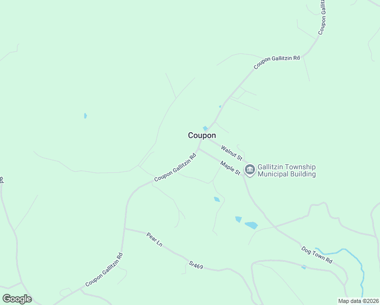 map of restaurants, bars, coffee shops, grocery stores, and more near 2693-2809 Coupon Gallitzin Rd in Cambria