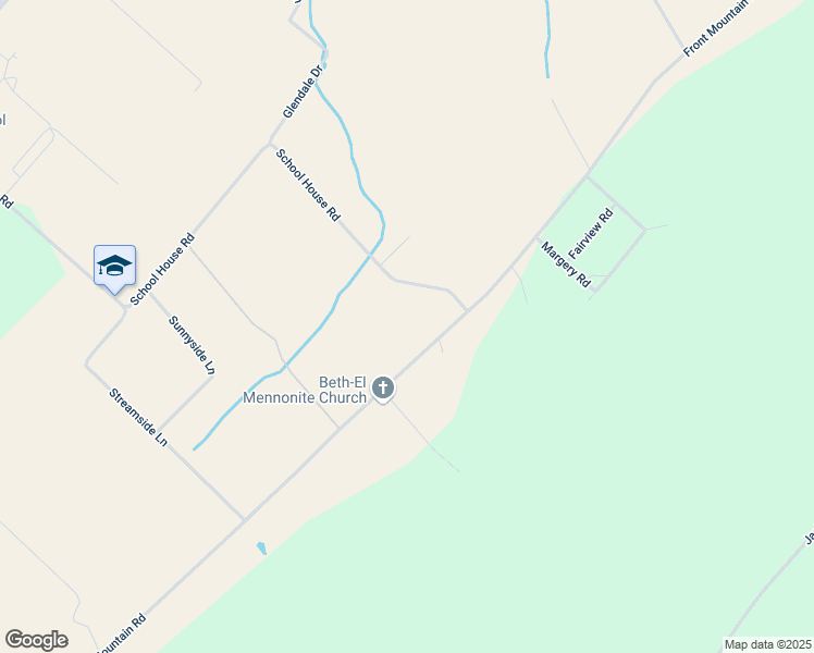 map of restaurants, bars, coffee shops, grocery stores, and more near 720 School House Road in Belleville