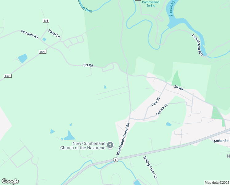 map of restaurants, bars, coffee shops, grocery stores, and more near 121 Parkway Estates Dr in New Cumberland