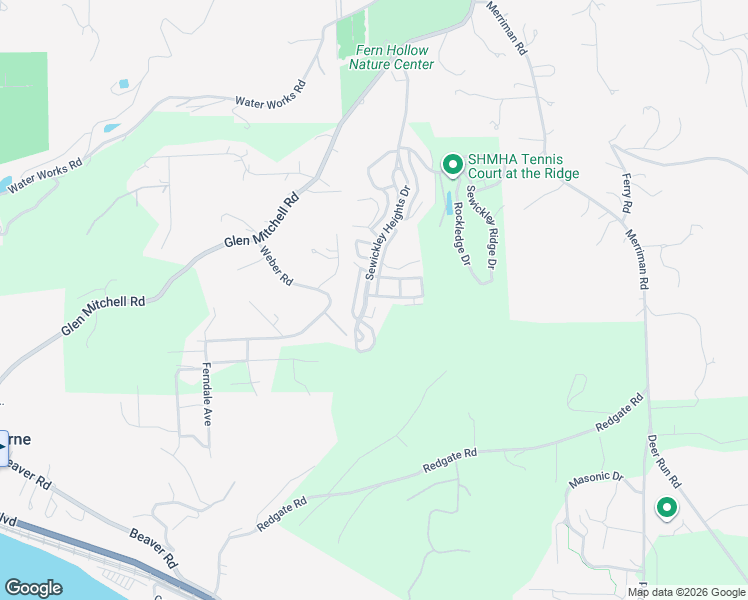 map of restaurants, bars, coffee shops, grocery stores, and more near 803 Timber Lane in Sewickley