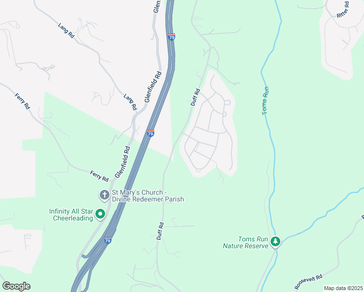 map of restaurants, bars, coffee shops, grocery stores, and more near 170 Independence Way in Sewickley