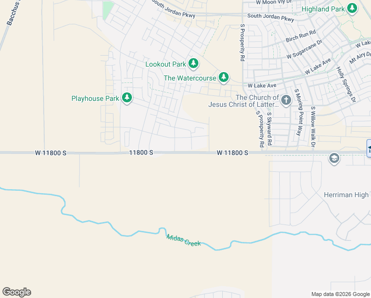 map of restaurants, bars, coffee shops, grocery stores, and more near 6732 11800 South in South Jordan