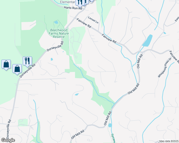 map of restaurants, bars, coffee shops, grocery stores, and more near 313 Hallsborough Drive in Pittsburgh