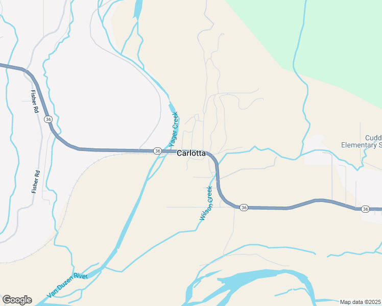 map of restaurants, bars, coffee shops, grocery stores, and more near in Carlotta