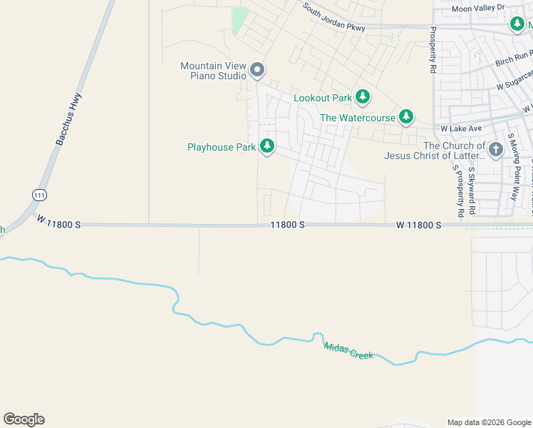 map of restaurants, bars, coffee shops, grocery stores, and more near 11800 South in South Jordan
