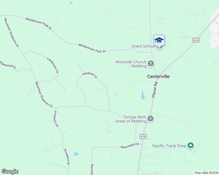 map of restaurants, bars, coffee shops, grocery stores, and more near 8890 Knobhill Circle in Redding
