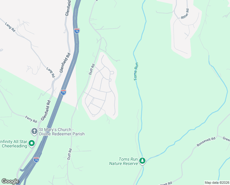 map of restaurants, bars, coffee shops, grocery stores, and more near 170 Freedom Lane in Sewickley