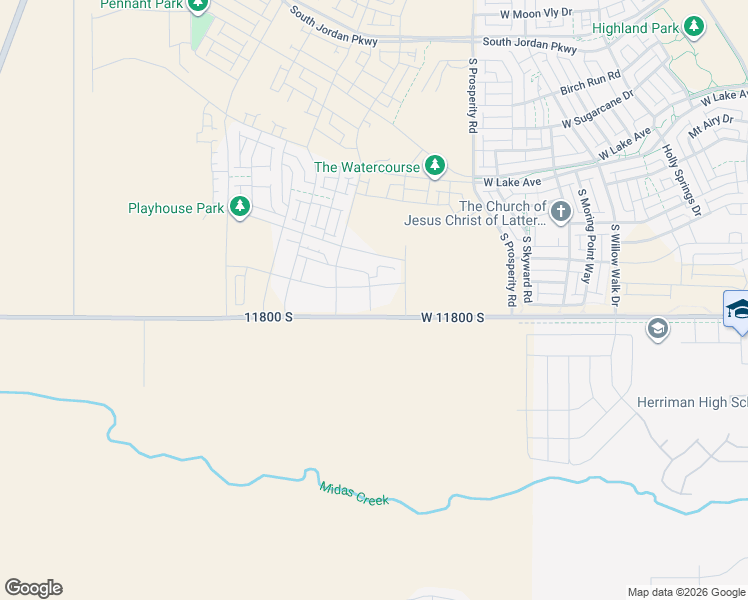 map of restaurants, bars, coffee shops, grocery stores, and more near South Leander Drive in South Jordan