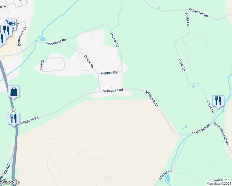 map of restaurants, bars, coffee shops, grocery stores, and more near 783 Schappell Rd in Hamburg