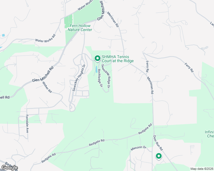 map of restaurants, bars, coffee shops, grocery stores, and more near 404 Rockledge Drive in Sewickley